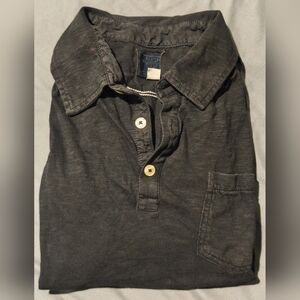 Men’s Converse One Star Short Sleeve pocket Polo Shirts Black Size L